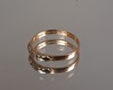 RING, 18K Guld, 1,22gram inkl stenar, syratestat, saknas en sten.
