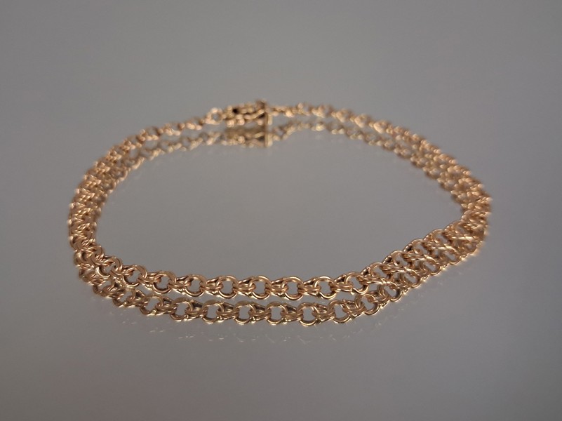 Armband. Bismarck, 18K Guld, 5,22gram, syratestat.
