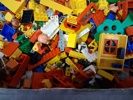 Diverse byggklossar. Bl.a Lego m.m.