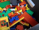 Diverse byggklossar. Bl.a Lego m.m.