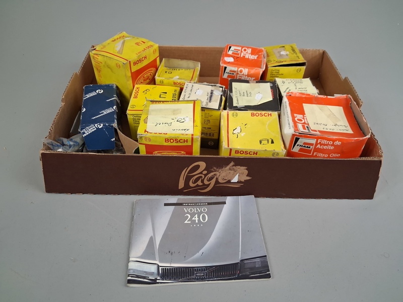 Diverse reservdelar med märket Bosch m.m.