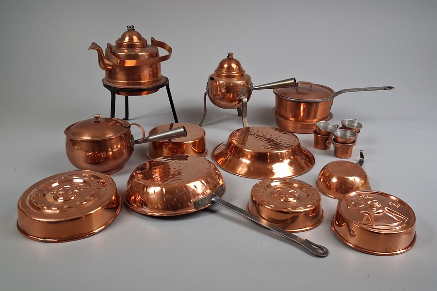 Diverse koppar. 1800/1900-talet.