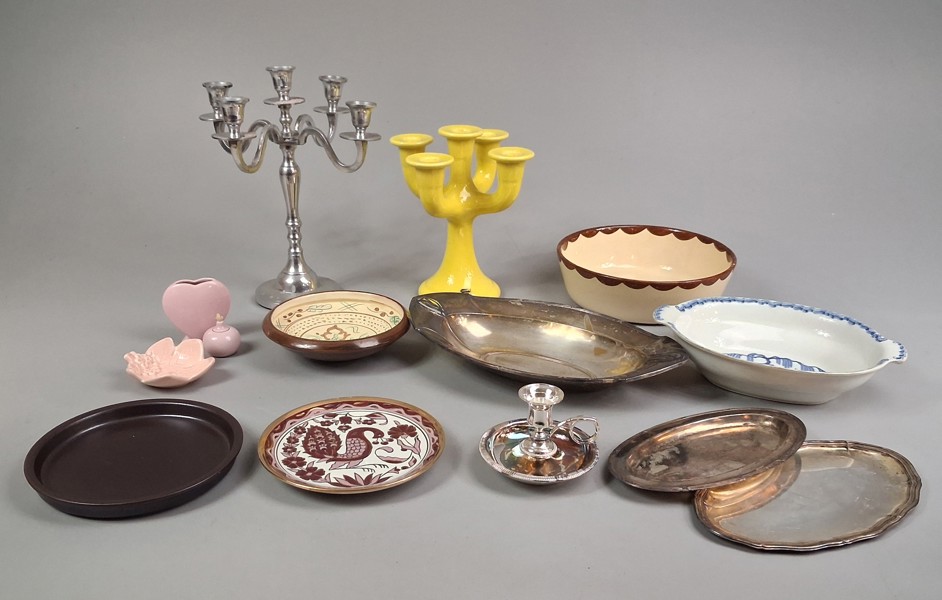 Diverse porslin, keramik m.m. Bl.a Rörstrand, Gustavsberg m.m.