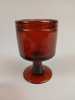 ERIK HÖGLUND. Bärnstensfärgad pokal & skål, Boda, signerade.