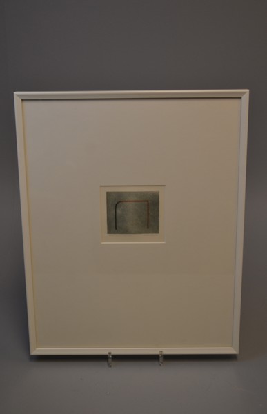 OLLE DAHL. Litografi, "Tema Epitaf", signerad, daterad -88 & numrerad 68/90.