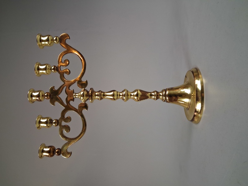 Kandelaber. 1900-talet, Mässing.