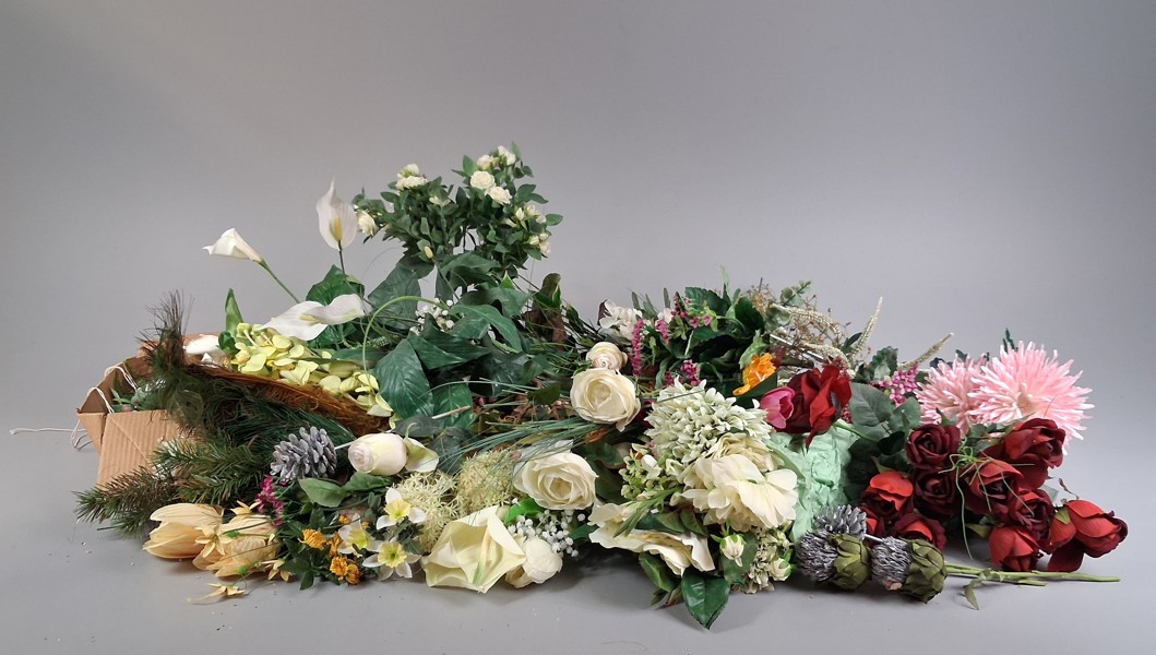 Diverse plastväxter.