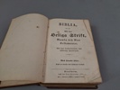 Religiöst. Biblia 1843, Bibel 1898 & Psalmbok 1836.