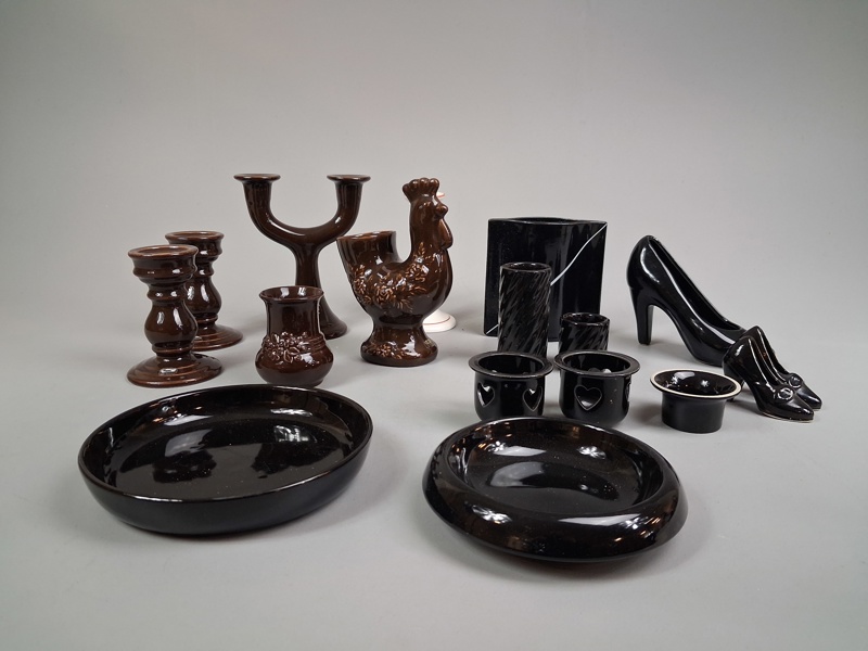 Diverse keramik. Bl.a Höganäs, Guldkroken m.m.