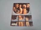 ABBA. Autografer, egenhändigt signerade på vykort.
