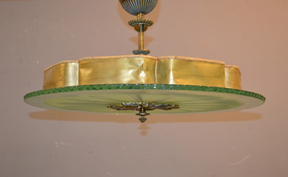 Taklampa / plafond. Swedish Modern, 1920/30-talet.