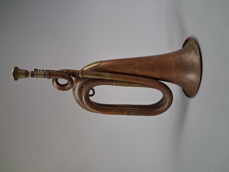 Jakthorn. Koppar & Mässing, 1800/1900-talet.