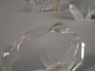 Diverse Glasskulpturer. Örn, Älg, Häst & Rävunge.