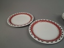 MARIANNE WESTMAN "Picknick", 2 Flata & 3 Djupa tallrikar, Rörstrand.