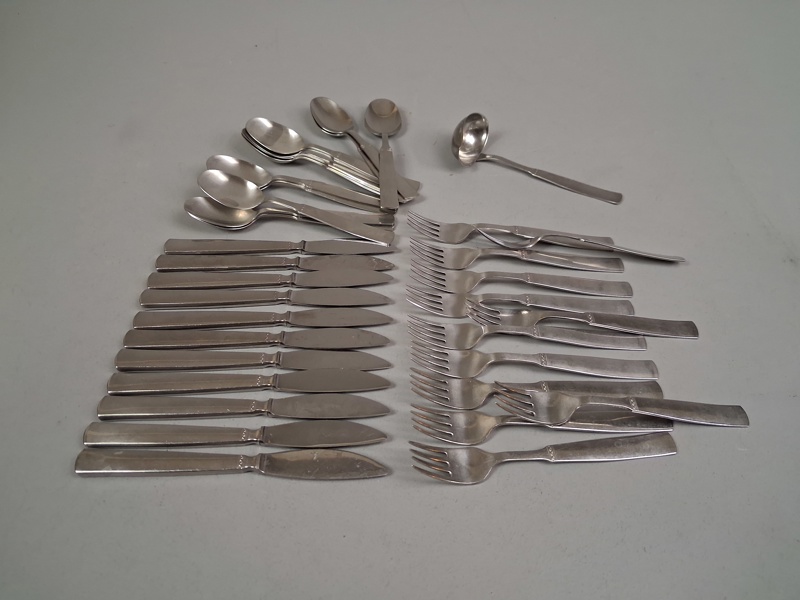 Bestick. "Ranka", Gense, 36 delar, 12+12+11+1.