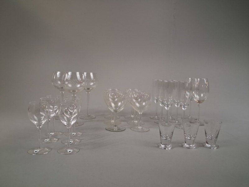 Diverse glas. Bl.a Orrefors m.m.
