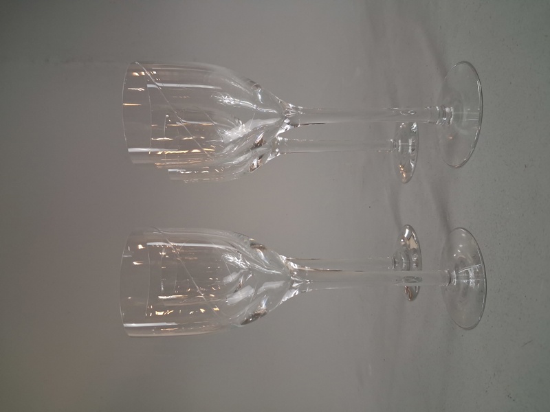 ANNA EHRNER. 4 Vinglas, "Line", Kosta Boda.