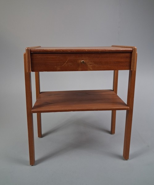 Sängbord. Teak, 1960-talet.