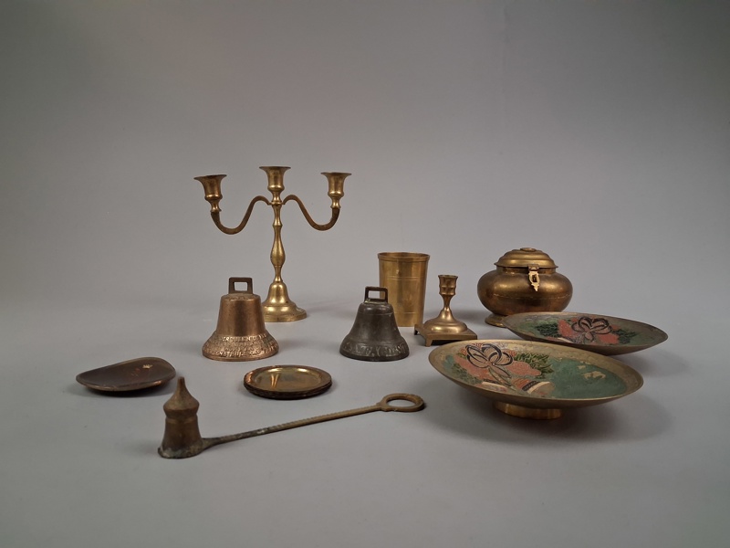 Diverse mässing & malm.