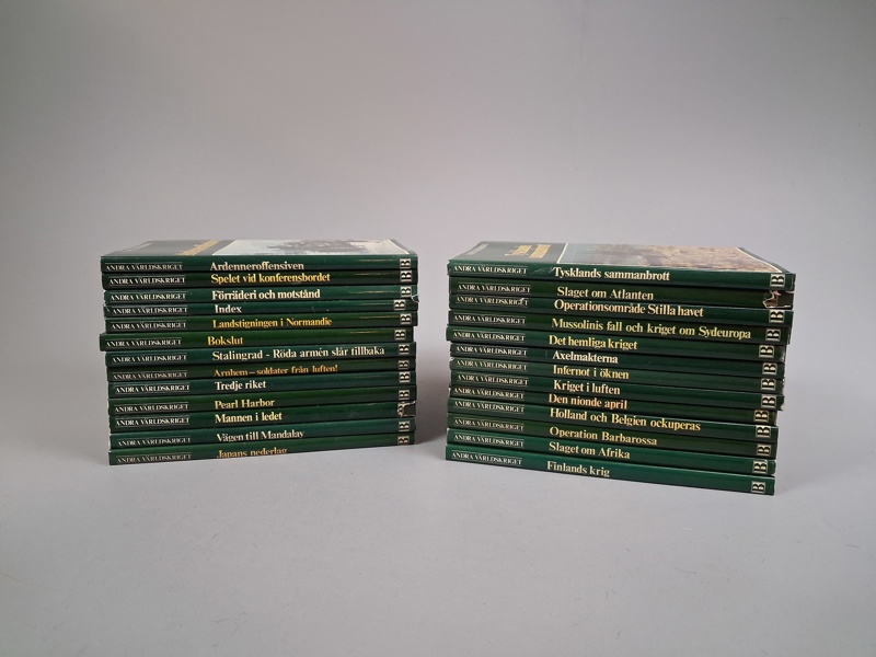 Böcker om andra världskriget.