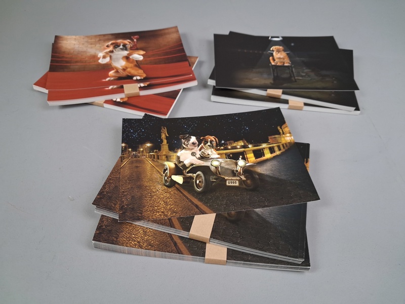 Ca: 144st Vykort. A4 Storlek. 3 Olika motiv.