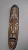 2 Väggmasker & väggskulptur. Afrikanska.