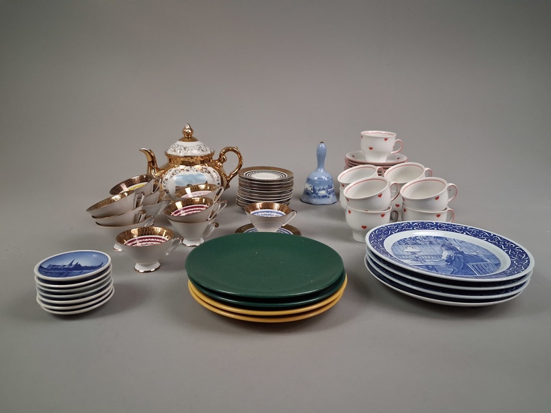 Diverse porslin & keramik. Bl.a Rheinpfalz, Bavaria, Höganäs m.m.