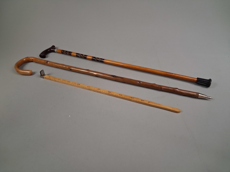 2 Käppar & Måttsticka.