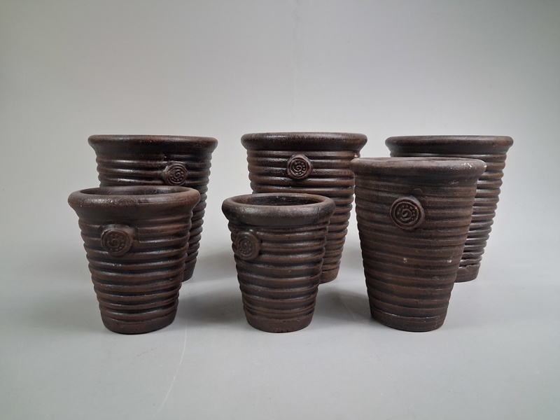 Krukor/Ytterfoder. Brun nyans.