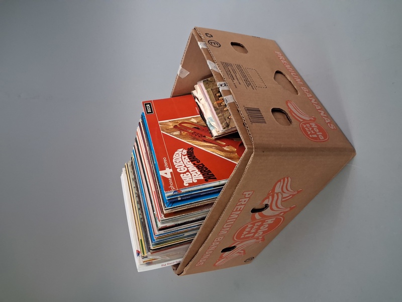 Diverse vinylskivor.