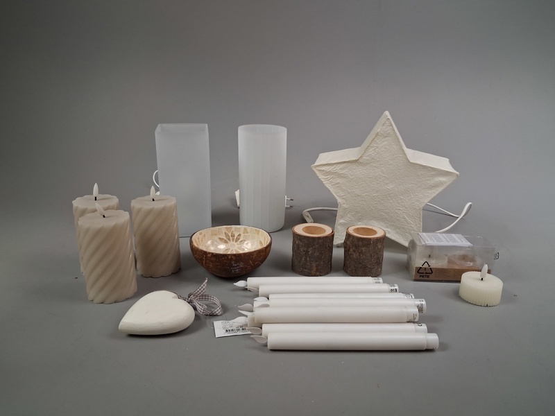 Diverse belysning. Bl.a Battridrivna Ljus m.m.