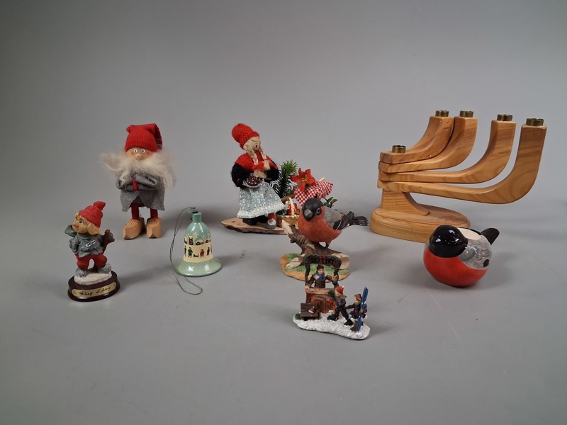 Diverse Jul. Bl.a Rolf Lidberg & Domherre av svenskt glas.