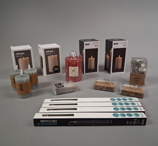 Diverse, Ledljus. Oanvända.