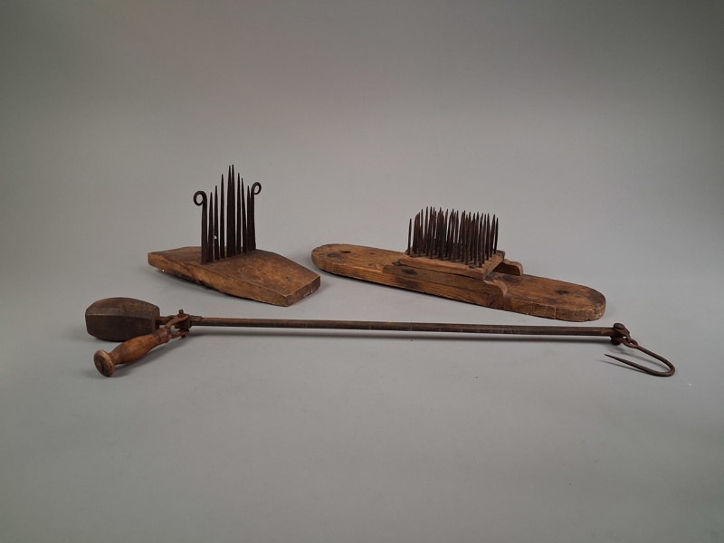 Allmoge. Bestman, häckla, repa.