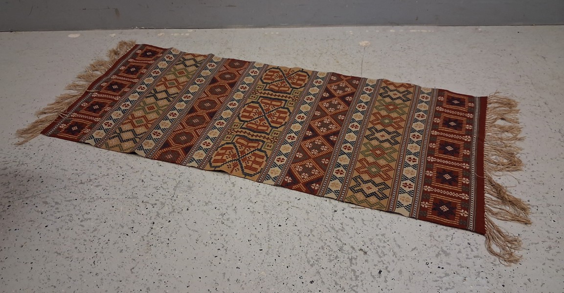 Bonad, vävd. Skånsk vävnad, 1900-talet.