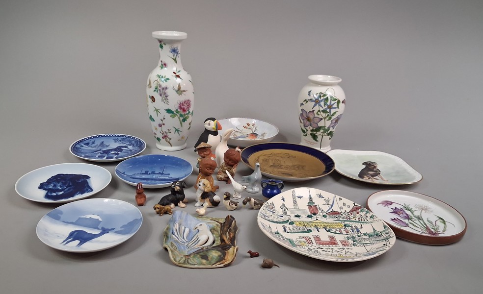 Diverse porslin & keramik.