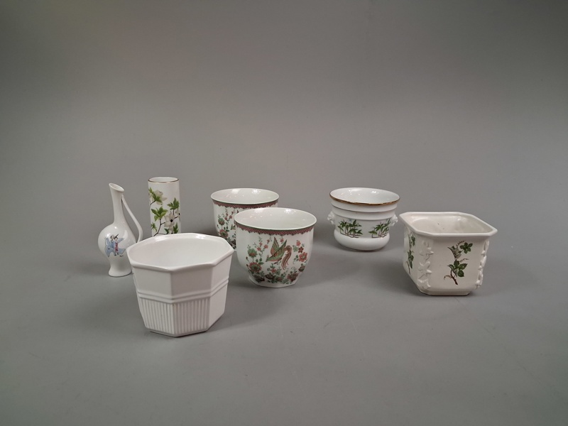 Diverse krukor m.m. Bl.a Fyrklövern.