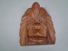 Skulptur. Trä, "Indian", 1900-talets andra hälft.