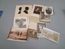 Diverse äldre vykort foto m.m.