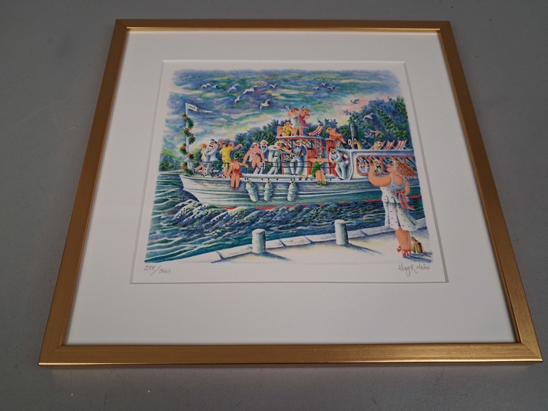 MAY. K LEON. Färglitografi 255/360.