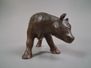 Figurin. Tjur, Keramik, Möjligtvis Johgus Bornholm.