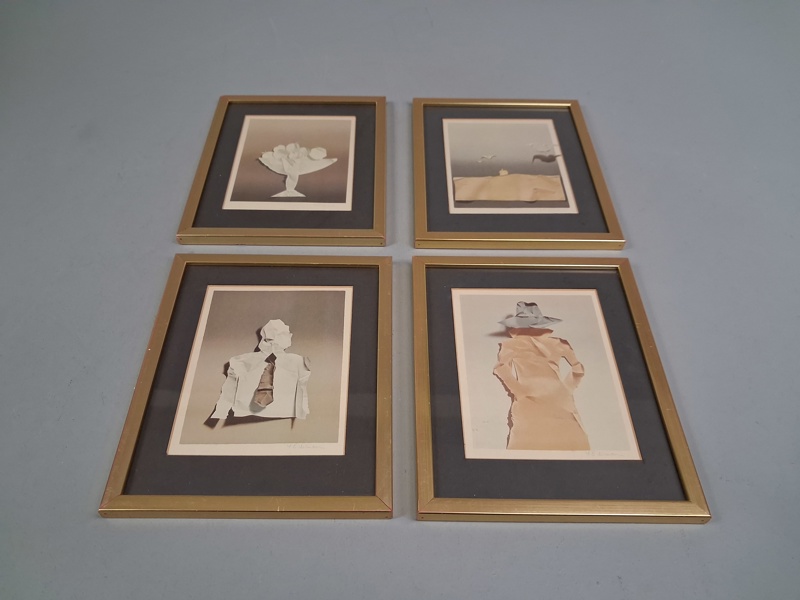 YRJÖ EDELMANN. 4 Tryck, & tryckt signatur.