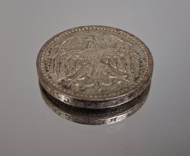 Silvermynt. 3 Mark, Tyskland, 15gram.