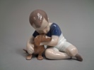 FIGURIN. "Pojke med hund", Bing & Gröndal.