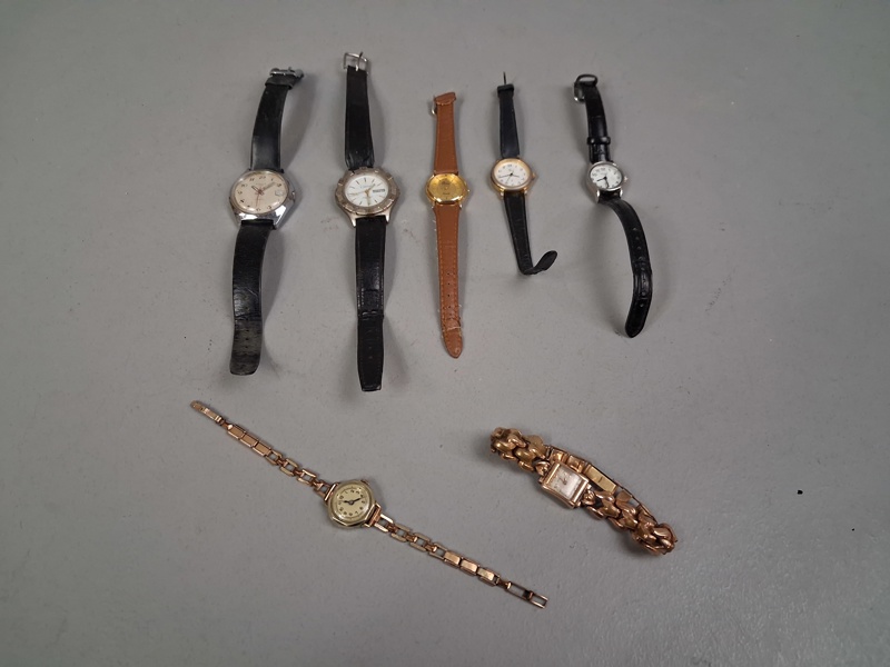 Diverse armbandsur, Bl.a Mora, Catron, Facit m.m.