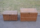 2 Spån-kistor/ koffertar.