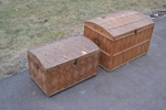 2 Spån-kistor/ koffertar.