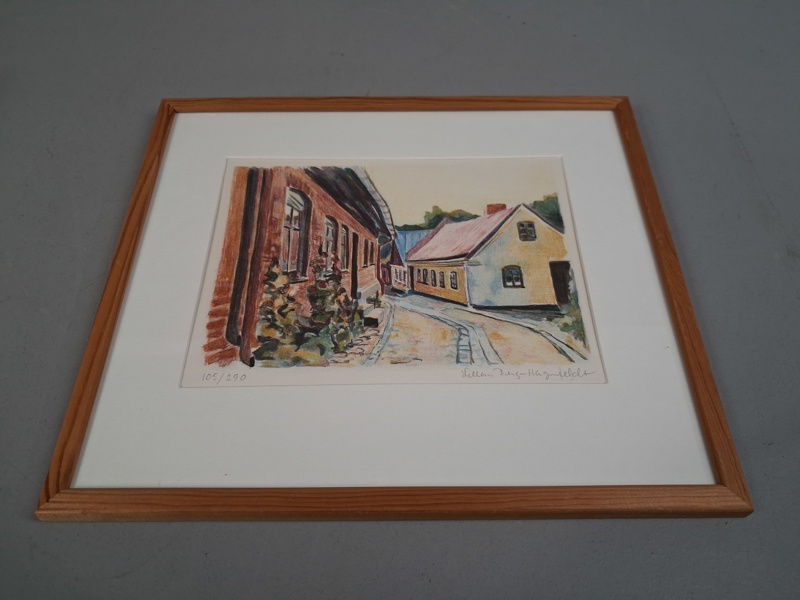 LILLAN BERG HAGENFELDT, färglitografi, signerad & numrerad 105/290