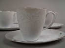 LARS WALLIN. Kaffeservis, "Anniversary/Lace, Fyrklövern, 20delar.