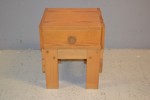 RUBEN WARD. Nattduksbord, furu, AB Nybrofabriken, Fröseke, 1970-talet.